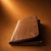 Slim Trifold Wallet for Men, Genuine Leather