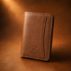 Slim Trifold Wallet for Men, Genuine Leather