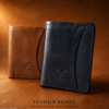 Slim Trifold Wallet for Men, Genuine Leather
