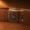 Slim Trifold Wallet for Men, Genuine Leather